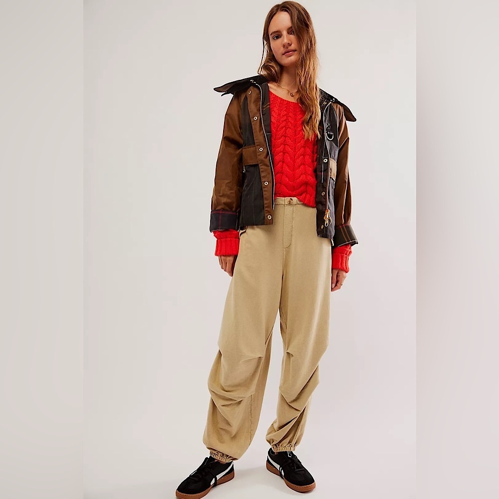 NEW Free People FP One Arlet Parachute Pants In Bay Bottom - Picture 14 of 14